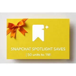 Купить Snapchat Spotlight Saves | 50 units to 1M | Instant Delivery *Read Description*