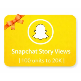 Купить Snapchat Story Views | 100 units to 20K | Instant Delivery *Read Description*
