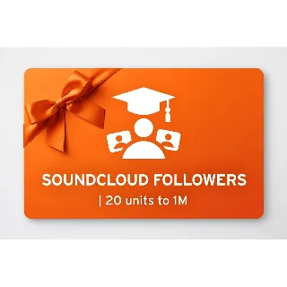 Купить SoundCloud Followers | 20 units to 1M | Instant Delivery *Read Description*