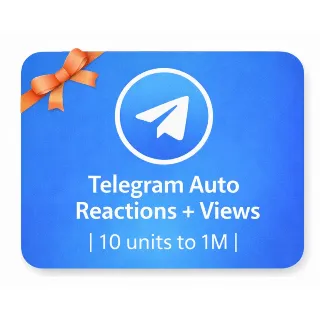 Купить Telegram Auto Reactions + Views | 10 units to 1M | Instant Delivery *Read Description