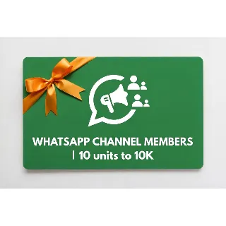 Купить Whatsapp Channel Members | 10 units to 10K | Instant Delivery *Read Description*