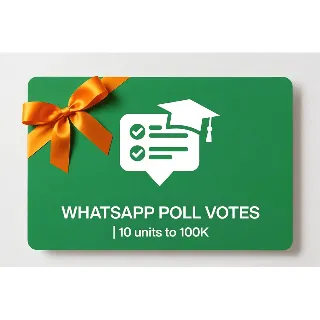 Купить WhatsApp Poll Votes | Instant Delivery