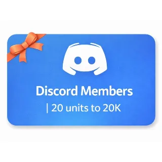 Купить Discord Members | 20 units to 20K | Instant Delivery *Read Description*