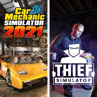 Купить Car Mechanic Simulator 2021  Thief Simulator | XBOX | На любой аккаунт