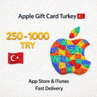 Купить 🍎 Apple Gift Card Турция 🇹🇷 | 250-1000 TRY | App Store  iTunes | Быстрая доставка
