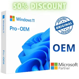 Купить Windows 11 Pro OEM, Online Activation | Warranty Microsoft Partner (50% Discount)