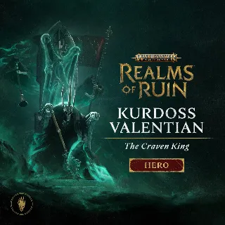 Купить Warhammer Age of Sigmar: Realms of Ruin - Kurdoss Valentian, The Craven King | XBOX |