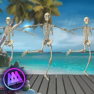 Купить AAA Dynamic Scenes - Tropical Skeleton Dance Dynamic Scene | XBOX | На любой аккаунт