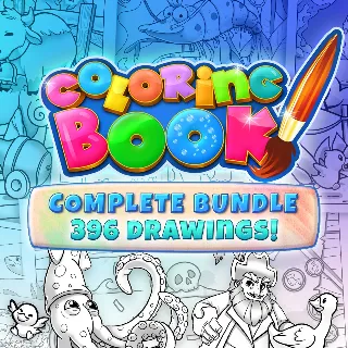 Купить Coloring Book: Complete Bundle - 396 drawings | XBOX+PC | На любой аккаунт