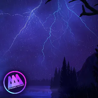 Купить AAA Dynamic Scenes - Lightning Night Sky Dynamic Scene | XBOX | На любой аккаунт