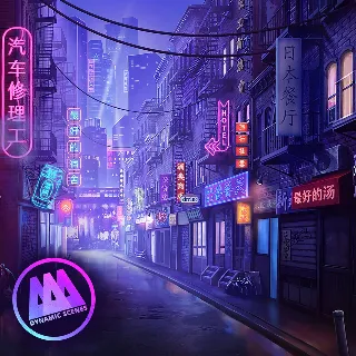 Купить AAA Dynamic Scenes - Cyber Chinatown Alley Dynamic Scene | XBOX | На любой аккаунт