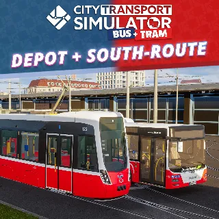Купить City Transport Simulator - Map DLC: Bus  Tram Depot + South-Route | XBOX+PC | На люб