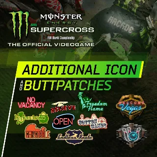 Купить Monster Energy Supercross - Additional Icons  Buttpatches | XBOX | На любой аккаунт