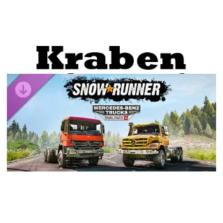 Купить SnowRunner - Mercedes-Benz Trucks Dual Pack 1 steam DLC