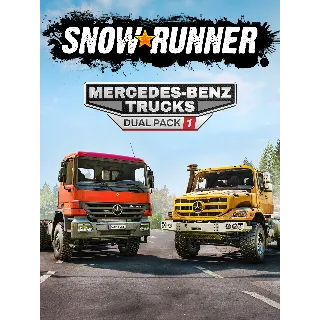 Купить 🔴 SnowRunner - Mercedes-Benz Trucks Dual Pack 1 ✅ EPIC GAMES 🔴 (PC)