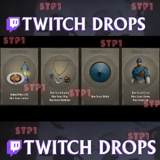 Купить Crimson Desert Week#1+2 21 предметов Blue Scout Bundle Все Twitch Drops