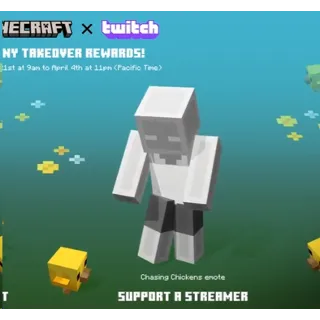 Купить Minecraft**Ключ/код эмоции «Преследование кур»** JAVA и BEDROCK 24/7**