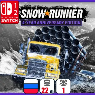 Купить SnowRunner Anniversary 4-year (все 16 сезонов!) | Nintendo Switch 1/2