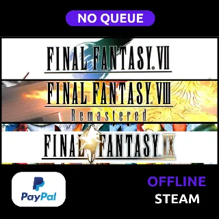 Купить Final Fantasy VII VIII VIX 7 + 8 + 9 | STEAM | PAYPAL