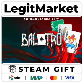 Купить Balatro / Steam АВТО / РУ + МИР