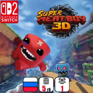 Купить Super Meat Boy 3D | Nintendo Switch 2
