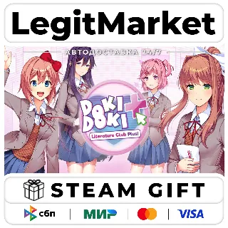 Купить Doki Doki Literature Club Plus! / Steam АВТО / РУ + МИР