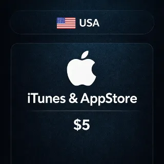 Купить 🍎 Подарочная карта Apple iTunes (USA) 5$