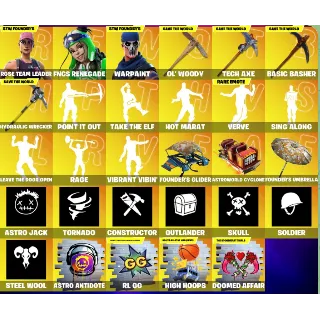 Купить FN OG STW (ВСЕ ПЛАТФОРМЫ) 💎 186 скинов (16 платных) | Полный доступ +2 🎁