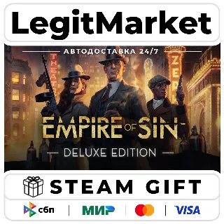 Купить Empire of Sin Deluxe Edition / Steam АВТО / РУ + МИР