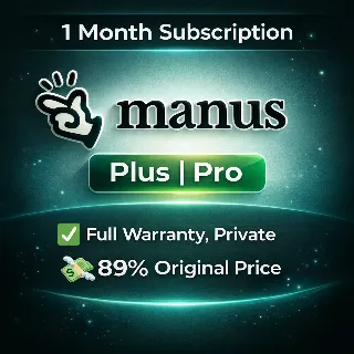 Купить Manus AI | Базовый | Плюс | Pro Гарантия подписки на 1 месяц