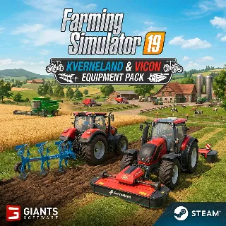 Купить Farming Simulator 19 - Kverneland  Vicon Equipment Pack DLC (Steam Ключ)