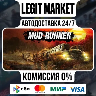 Купить MudRunner / Steam АВТО / РУ + МИР