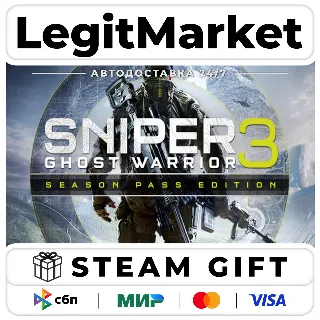 Купить Sniper Ghost Warrior 3 Season Pass Edition / Steam АВТО / РУ + МИР