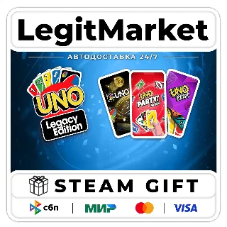 Купить UNO Legacy Edition / Steam АВТО / РУ + МИР
