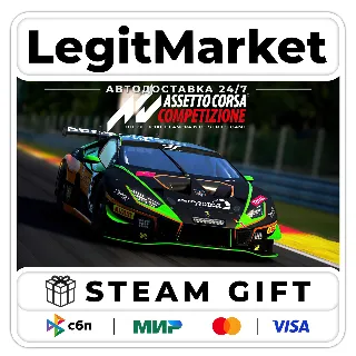 Купить Assetto Corsa Competizione / Steam АВТО / РУ + МИР