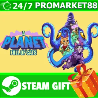 Купить ️ВСЕ СТРАНЫ+РОССИЯ A Planet Full of Cats STEAM GIFT