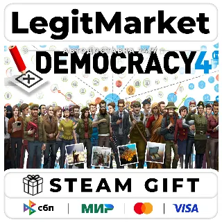 Купить Democracy 4 / Steam АВТО / РУ + МИР