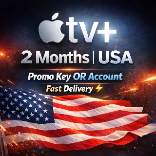 Купить 🍎 Apple TV+ 2 Месяца | США 🇺🇸 | Промо Ключ ИЛИ Аккаунт | Быстрая Доставка ⚡