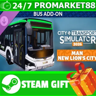 Купить ️CTS 2026 - Bus DLC: MAN New Lion's City STEAM GIFT