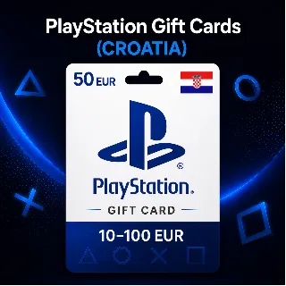Купить PlayStation Gift Cards Хорватия (HR) 10–100 EUR | Коды пополнения PSN