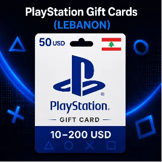 Купить PlayStation Gift Cards Ливан (LB) 10–200 USD | Коды пополнения PSN