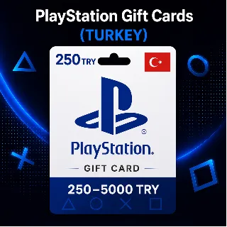 Купить PlayStation Gift Cards Турция (TR) 250–5000 TRY | Коды пополнения PSN