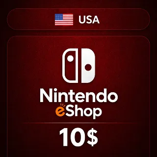 Купить Подарочная карта Nintendo eShop (USA) 10$