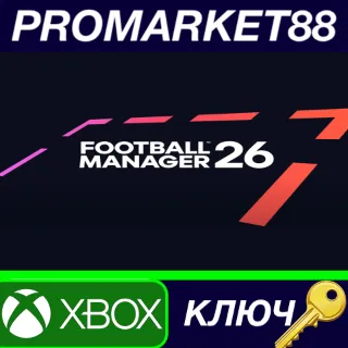 Купить Football Manager 26 Console EU XBOX One / Xbox Series X|S / КЛЮЧ