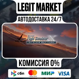Купить Microsoft Flight Simulator X: Steam Edition / Steam АВТО / РУ + МИР
