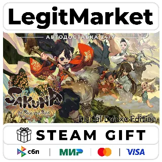 Купить Sakuna: Of Rice and Ruin Digital Deluxe Edition / Steam АВТО / РУ + МИР