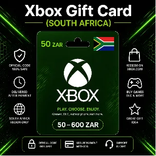 Купить Xbox Gift Card (Южная Африка) 50–600 ZAR | Код пополнения Xbox