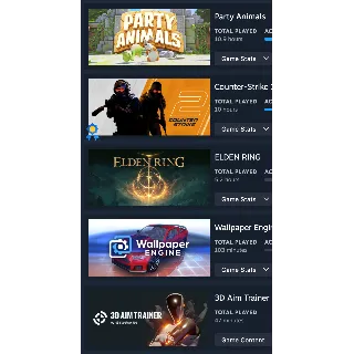 Купить ONLINE STEAM | CS2 Prime 10ч | ELDEN RING 5ч | Dota 275ч + 6 GAMES | Полный доступ