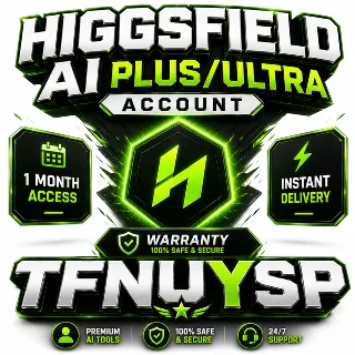 Купить Higgsfield AI Plus/Ultra аккаунт – 1 месяц доступа, авто‑выдача, гарантия