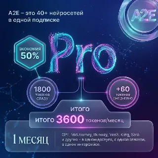 Купить Личный аккаунт A2E тариф - Pro 1 месяц Гарантия полный срок